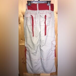 Gray and Red Zumba Pants